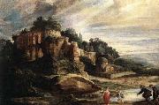 Landscape with the Ruins of Mount Palatine in Rome